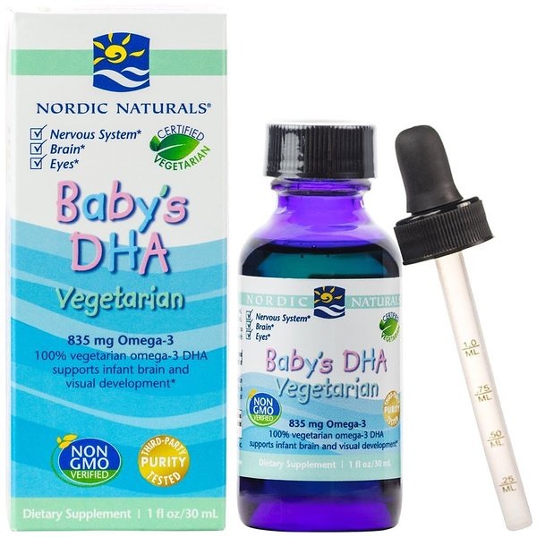 Nordic Naturals Baby s 高評価なギフト Vegetarian 1 DHA floz. 最大90%OFFクーポン