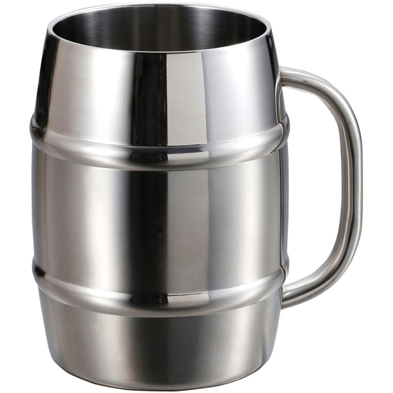 ダブルステンレスタルガタビアジョッキ10 アウトドアショッキルイ (ue3499)