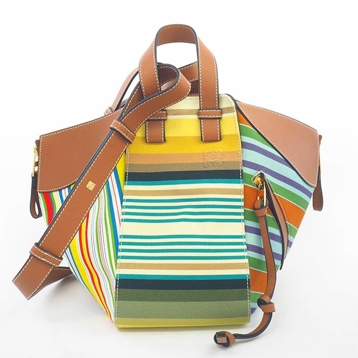 【美品】ロエベ ハンモック スモール 2WAY アナグラム レディース 【ショルダーバッグ】