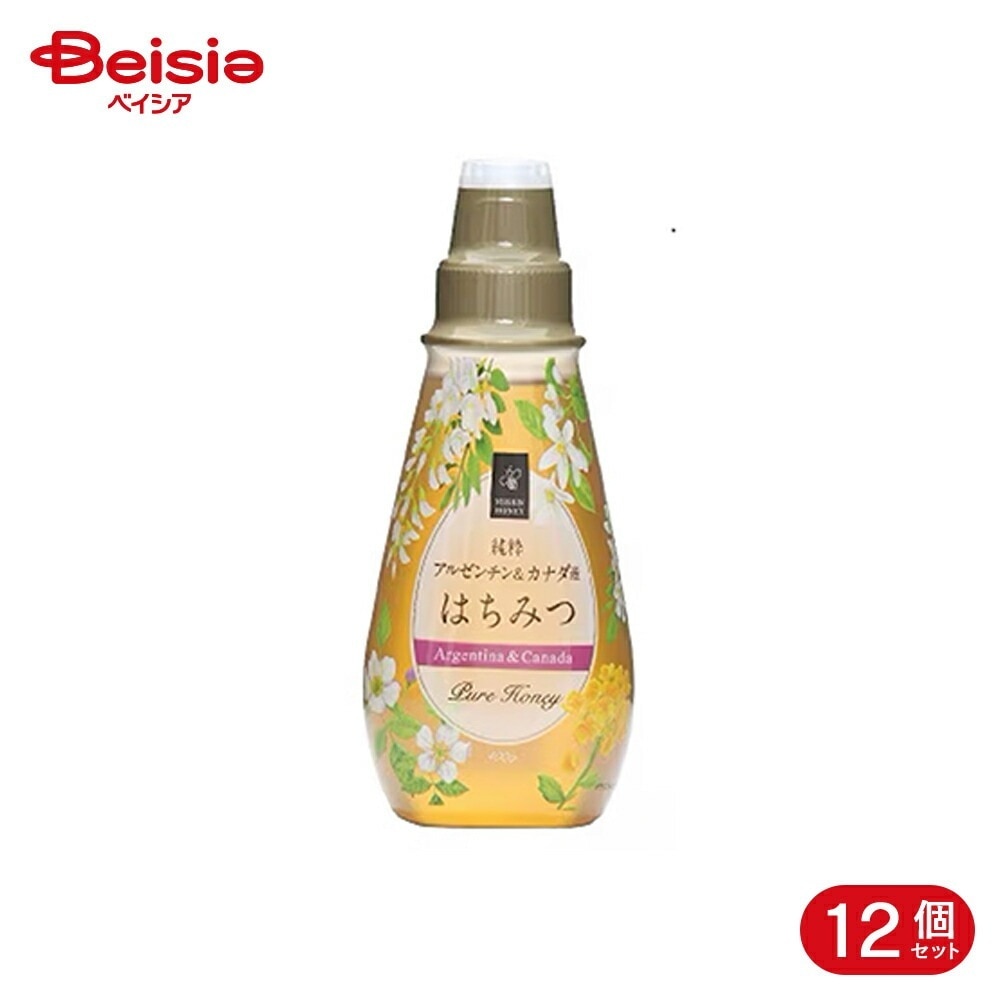 日新蜂蜜 純粋 アルゼンチン＆カナダ産はちみつ 400g 12個