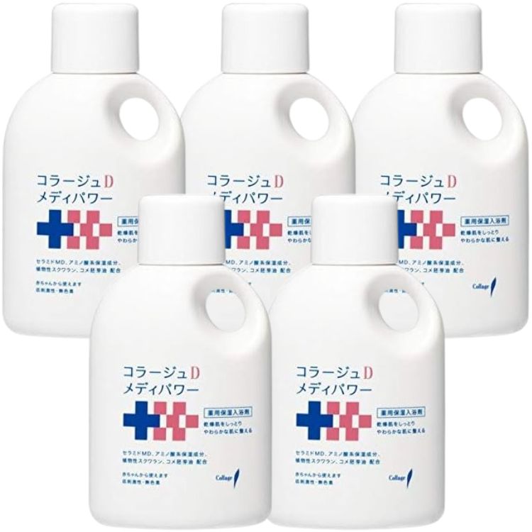 5個セット 持田ヘルスケア コラージュD メディパワー入浴剤 500ml 保湿入浴剤