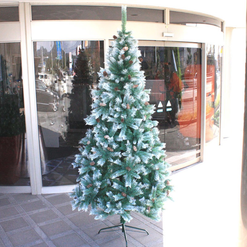 クリスマスツリー 240cmスノーデコツリー(松ぼっくり) 【 ホワイトツリー 飾り 雪 装飾 白 大きい 大型 ヌードツリー 】 9,696円