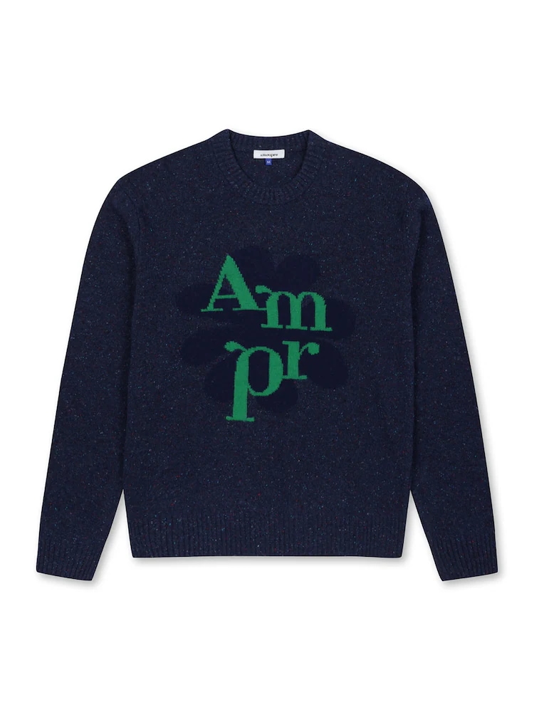 AMOUPRE ampr nefsa lambswool sweater (NAVY) クリエイティブディレクター チョ·セホ 韓国の人気ファッションブランド