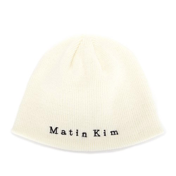 韓国購入正規品 Matin Kim マーティンキム ニット帽 ビーニー ホワイト Amazon.co.jp: Matin kim マーティンキム ビーニー ホワイト