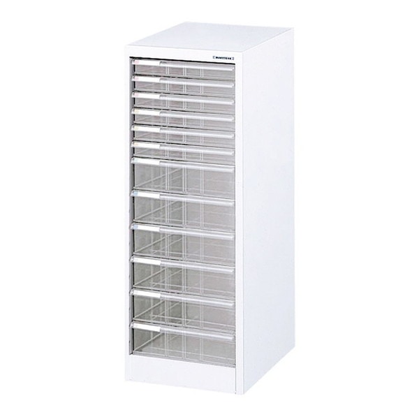 BF-H12 アバンテV2フロアケース B4タテ型 浅6深6段 シロ メーカー直送