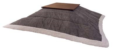 薄掛けコタツ布団 正方形 こたつ布団 炬燵 ふとん W 190 X D 190 KK-141GY