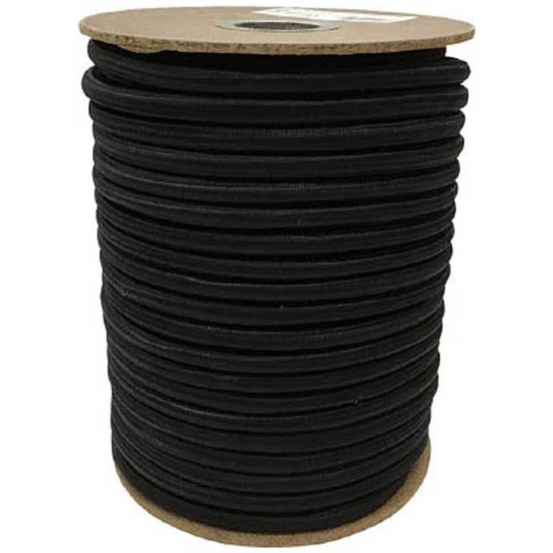 ユタカメイク　ユタカ ゴム タイトゴムロープボビン巻 9φ×30m ブラック　RT43