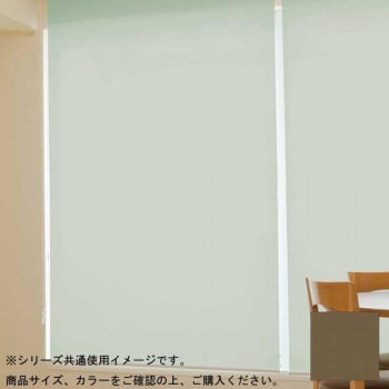 タチカワ ファーステージ ロールスクリーン オフホワイト 幅40×高さ120cm プルコード式 TR-1019 ショコラ