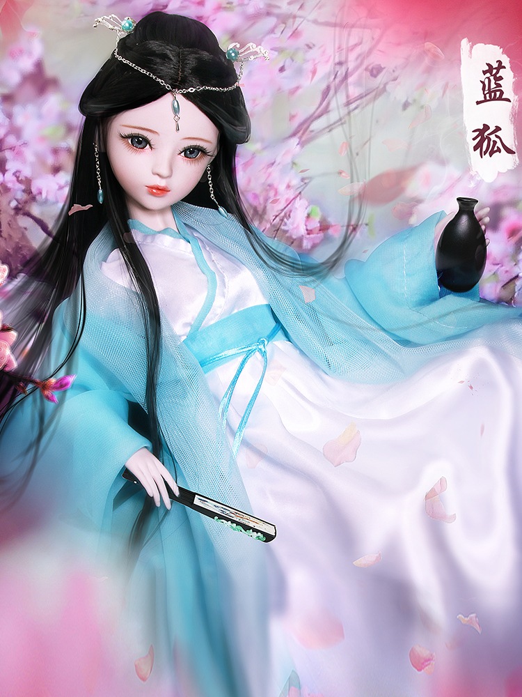 新品 中国ドラマ『永遠の桃花 三生三世』三生三世十里桃花 中国限定グッズ キャラクタードール 人形 白淺