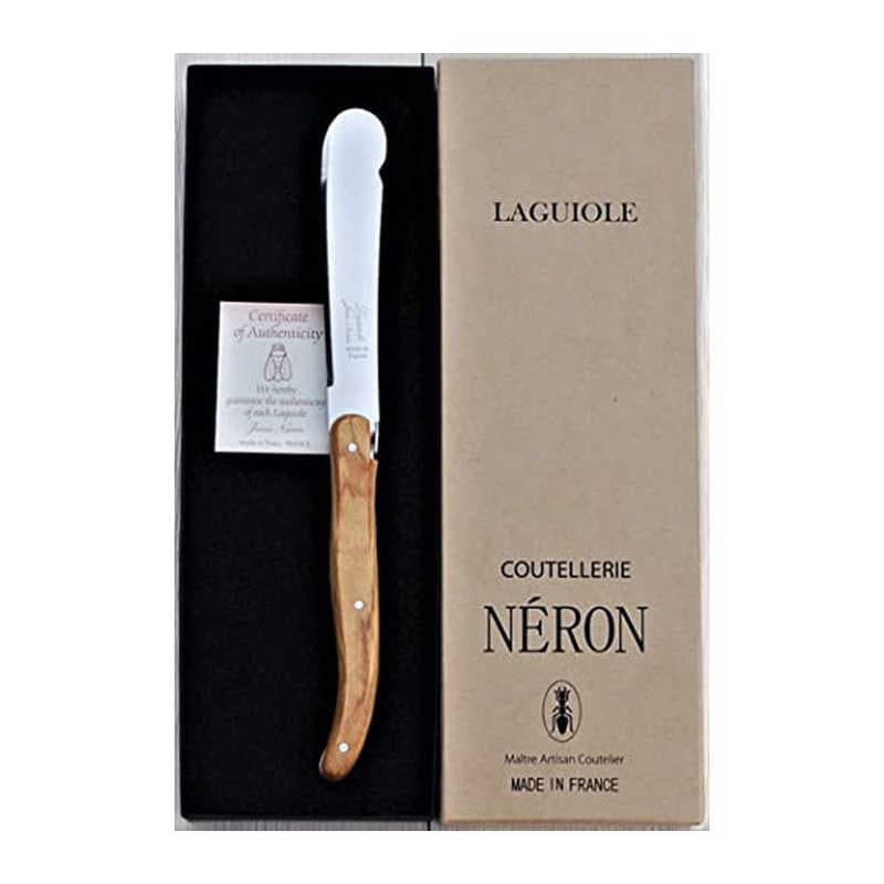 サイバール　ライヨールオリーブハンドルロングバターナイフ　4310001