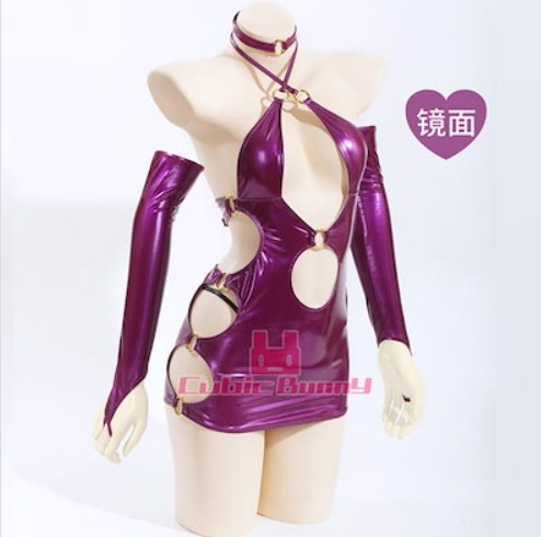 立花愛玲菜 メタリックボディコンコスプレ衣装