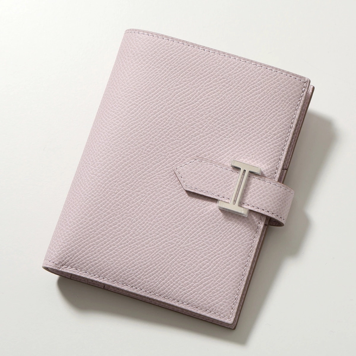 HERMES エルメス 二つ折り財布 ベアン コンパクト BEARN COMPACT エプソン 039790CK レディース レザー Hパーツ W刻印 SV金具 MAUVE-PALE