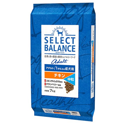 ドッグフード　セレクトバランス　アダルト　チキン中粒　１才以上の成犬用　７ｋｇ　ＣＲＣ45―03―52―00―00
