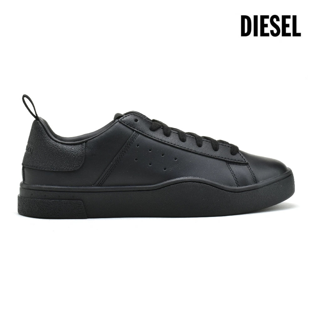 ディーゼル スニーカー メンズ ローカット レザー ブラック 黒 DIESEL S-CLEVER LOW[17481729h1669]カジュアル