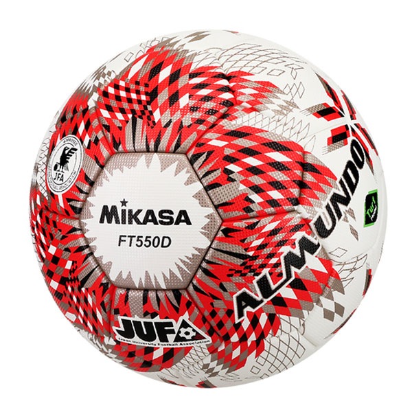 ミカサ MIKASA サッカー ボール ALMUNDO 国際公認球 検定球5号 貼り 大学サッカー連盟JUFA公式試合球 芝用 FT550D-RBS-JUFA