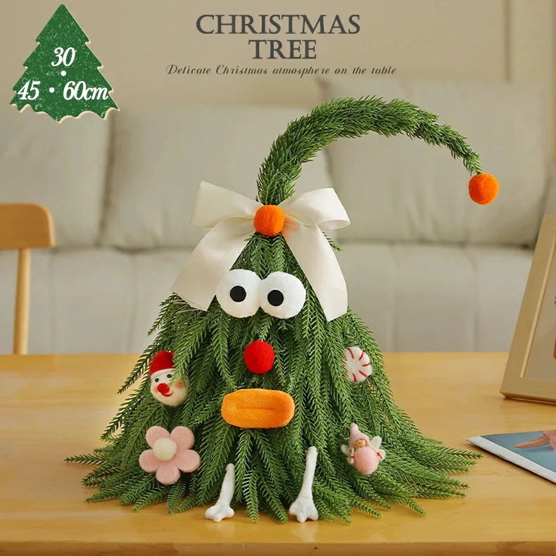 【送料無料】クリスマスツリー 卓上 30cm 45cm 60cm 卓上ツリー クリスマス ミニクリスマスツリー 小型 小物 DIY 置物 人工松 飾り クリスマス飾り インテリア飾り 店舗 自宅 会社