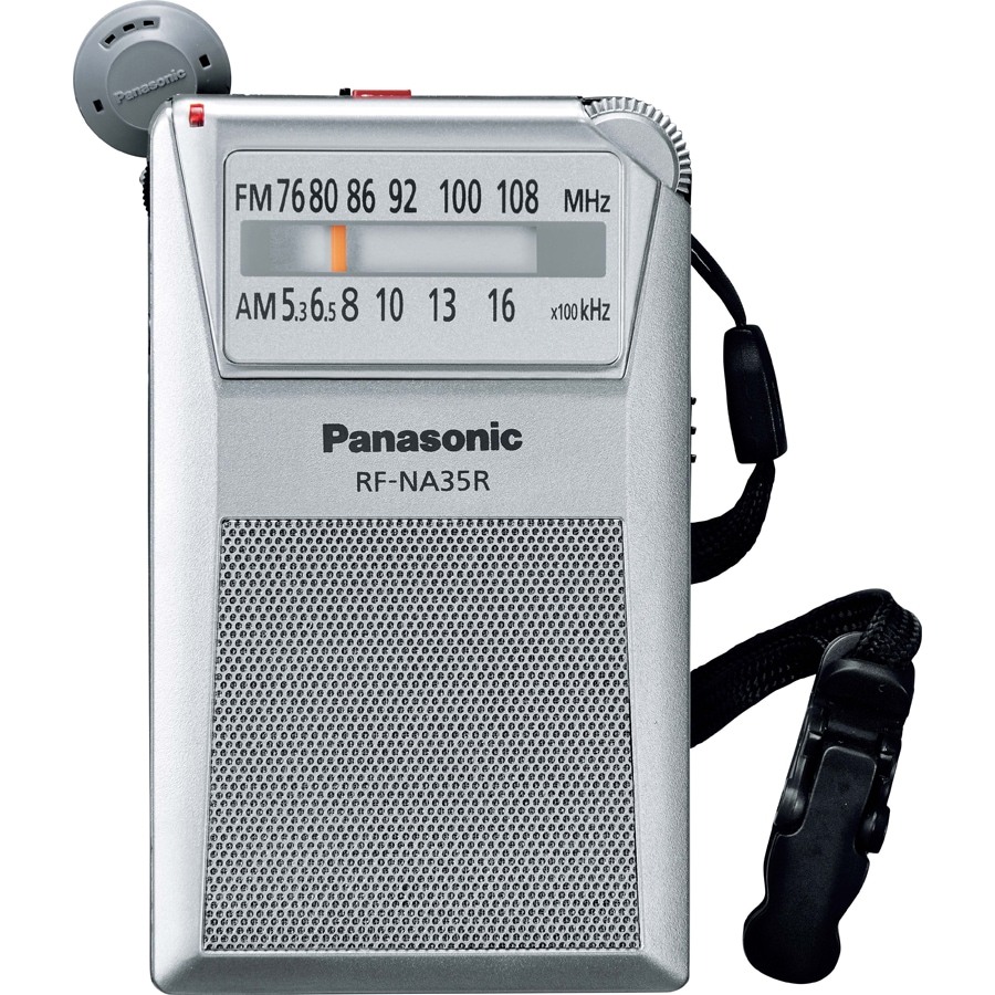 パナソニック RF-NA35R-S ワイドFM/AM 2バンド通勤ラジオ RFNA35RS