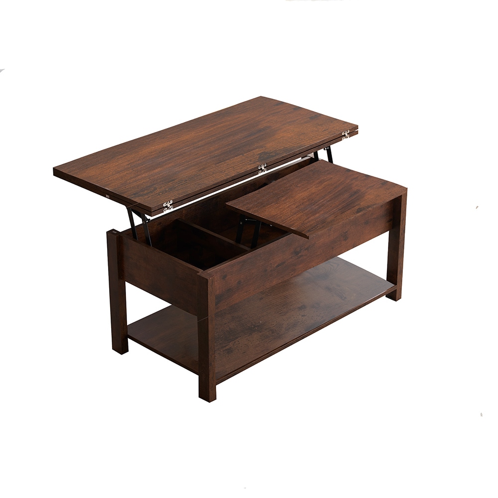 木製昇降テーブルリフティングテーブル 昇降式テーブル ロータイプ おしゃれ リモートワーク リフトアップテーブル 収納付き テーブル スチール 木製 昇降 ローテーブル シンプル デザイン 高さ調整可