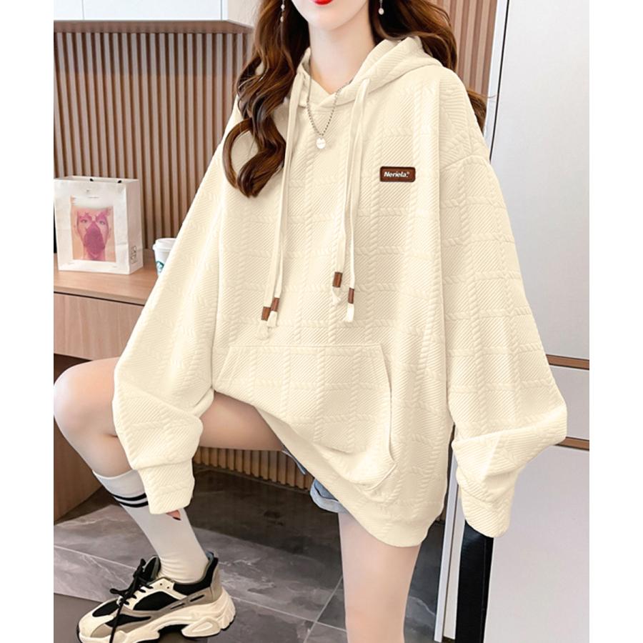 急速出荷INS大人気2025春新作入荷 スウェット レディース フード付きトレーナー韓国 オーバーサイズ