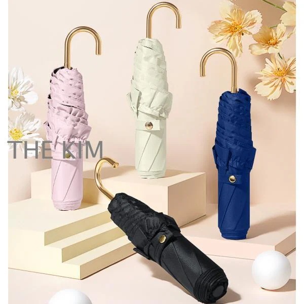 日傘 晴雨兼用 折り 完全遮光 折り傘 傘 遮光 遮光0 遮断 撥水 防水 紫外線カット 日焼け uvカット uv uv対策 梅雨 パクト 軽量