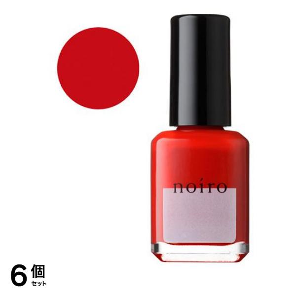 noiro(ノイロ) ネイルカラー プロフェッショナルライン P002 明るいレッド 11mL 6個セット