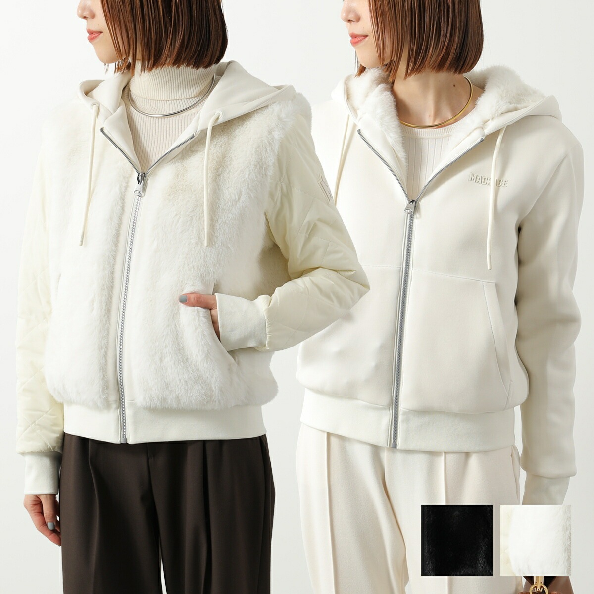 MACKAGE マッカージュ エコファージャケット GWENDAL グウェンダル レディースリバーシブル パーカー ジップアップ 中綿 カラー2色
