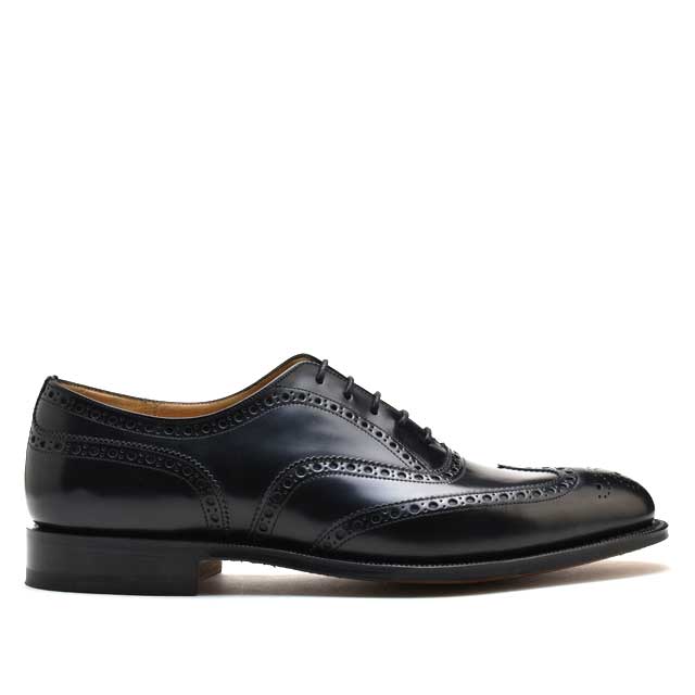チャーチ Church s Paris チェットウィンド ブラック カーフ CHETWYND 173 黒 メンズ ウィングチップ 【送料無料】[chetwynd-173-bk]
