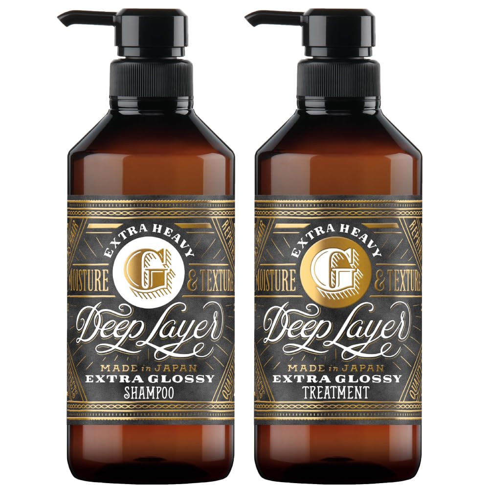 ディープレイヤーExG シャンプー トリートメント セット【ペアーの香り】美容室専売品 ボトルセット ダメージケア ボリュームダウン パサつき (本体/500mL+470g)