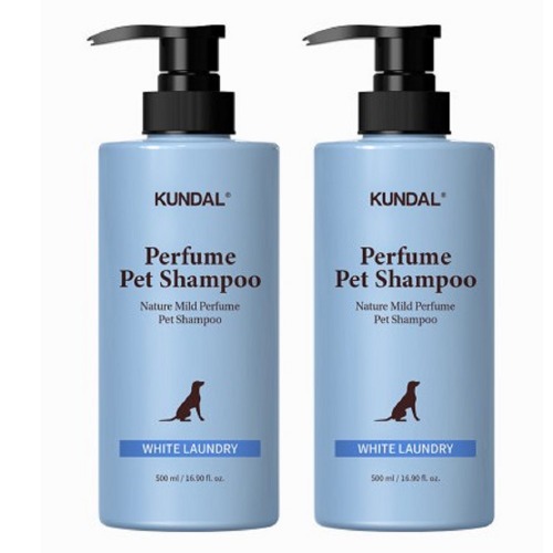 クンダル ネイチャー 愛犬 ペット シャンプー 2口セット 500ml ホワイトランダリー 韓国