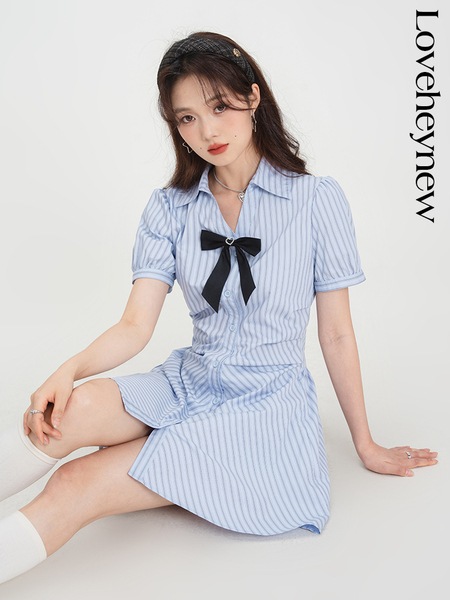 LOVEHEYNEW ドレスプレッピースタイル痩身ブローチ