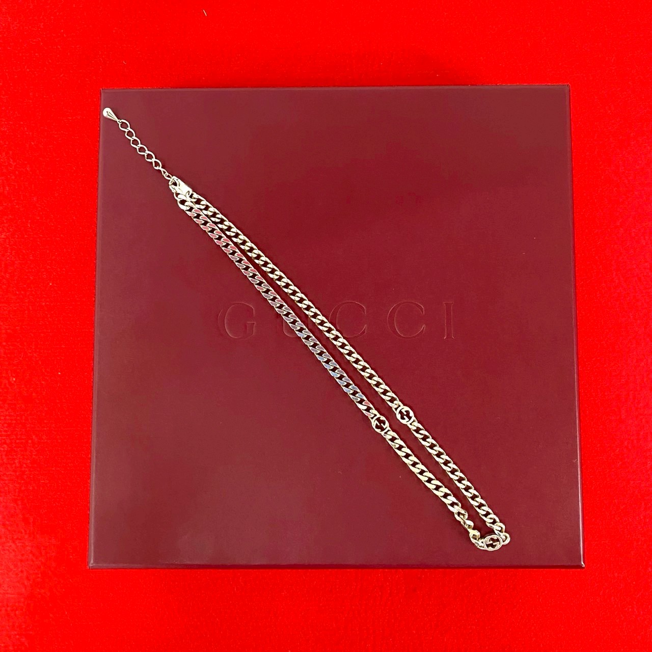 インターロッキング Gネックレス シルバー925 シルバー 1675d