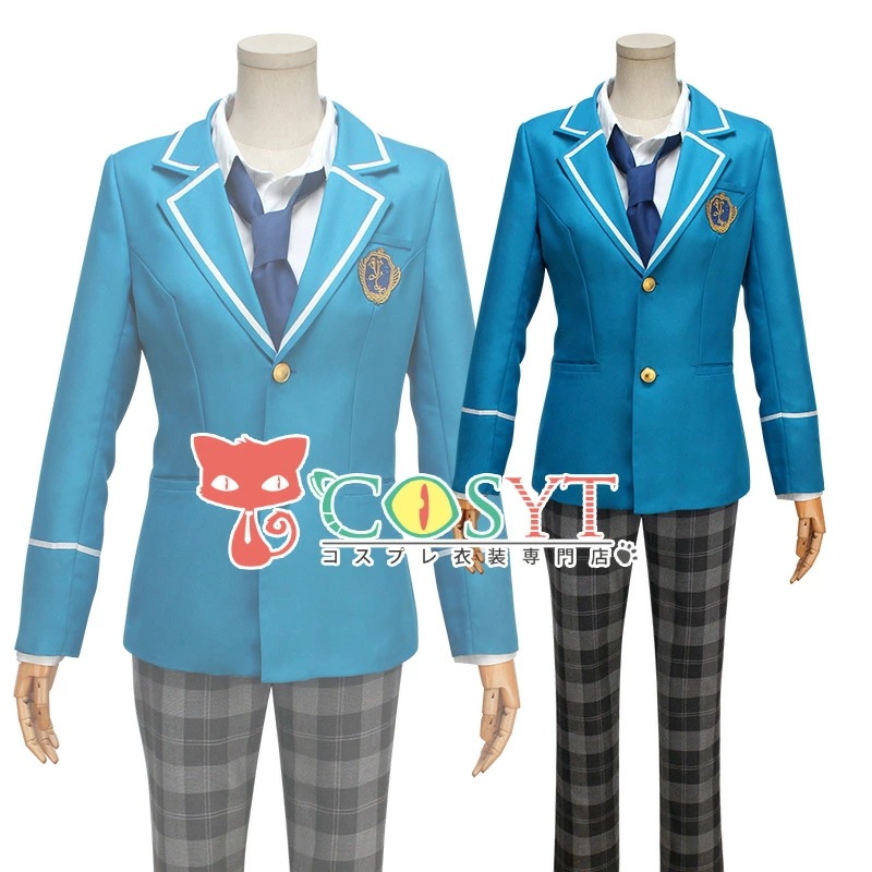 【60日内出荷】あんスタ風 夢ノ咲学院 男子制服 コスプレ衣装 ネクタイ3色セット コスチューム 学園 cosplay 仮装 変装 コスプレ イベント パーティ