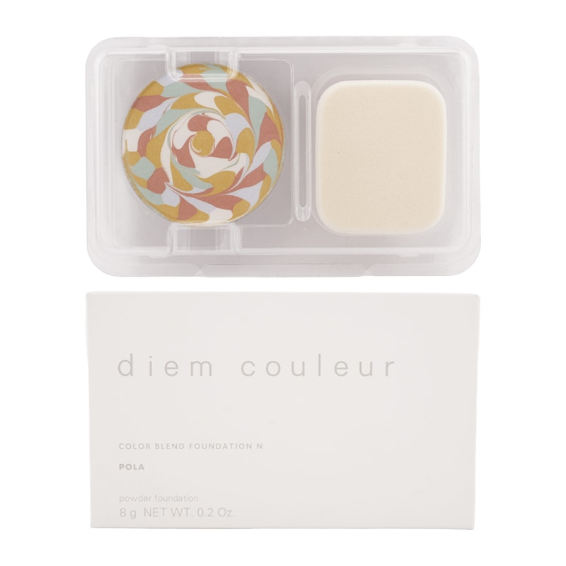 ディエム クルール カラーブレンドファンデーションN B2 リフィル 8g SPF15 PA++ 無香料 パフ付き 詰め替え用 [ギフトラッピング対応]