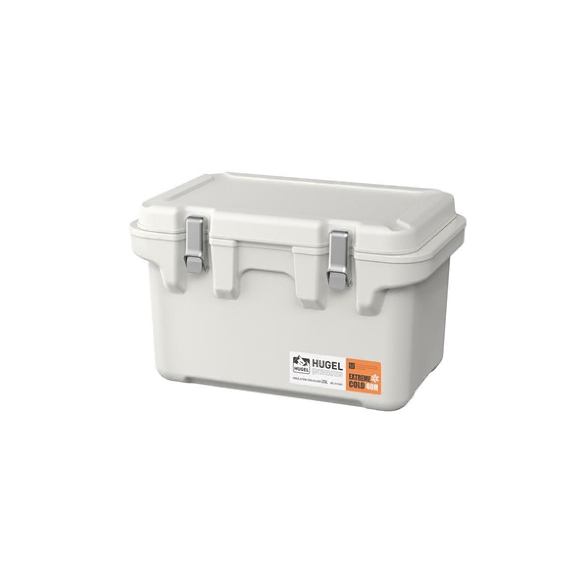 アイリスオーヤマ HUGEL 真空断熱クーラーボックス 20L VITC-20 ホワイトアッシュ　長時間保冷 アウトドア キャンプ バーベキュー お花見