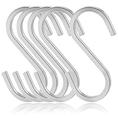 他サイト： SORO:U ステンレス S字フック Sサイズ 5個入 (耐荷重5kg) 18-8ステンレス製の商品画像