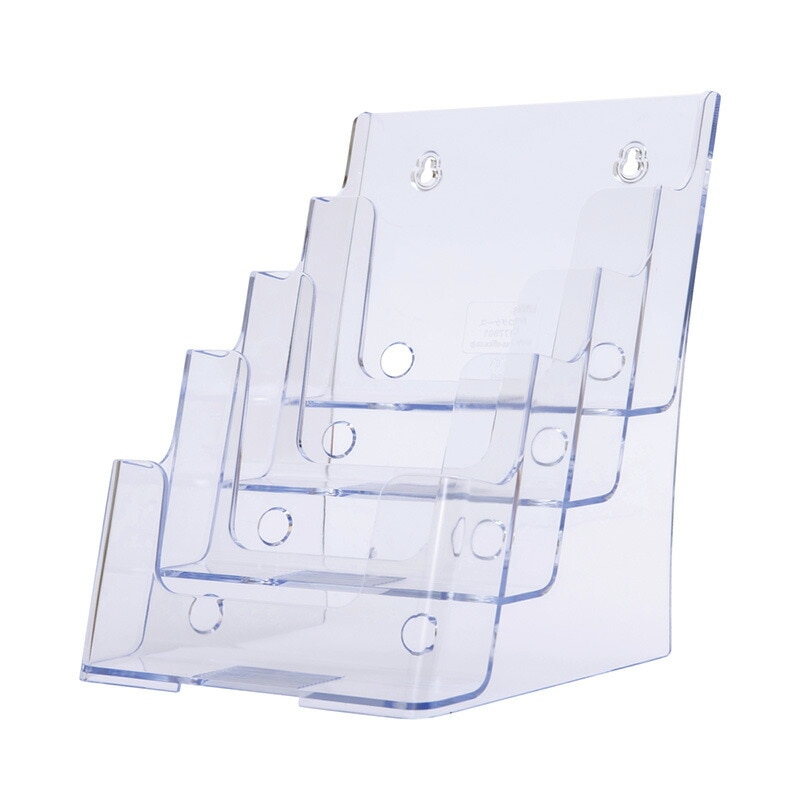 （まとめ買い）カタログケース 卓上 壁掛 2way A5-4段 CR77901 [x3]