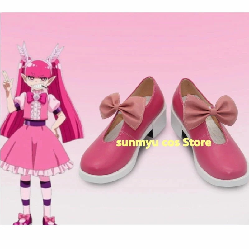 魔入りました！入間くん バルバトスバチコ コスプレ靴 ブーツ