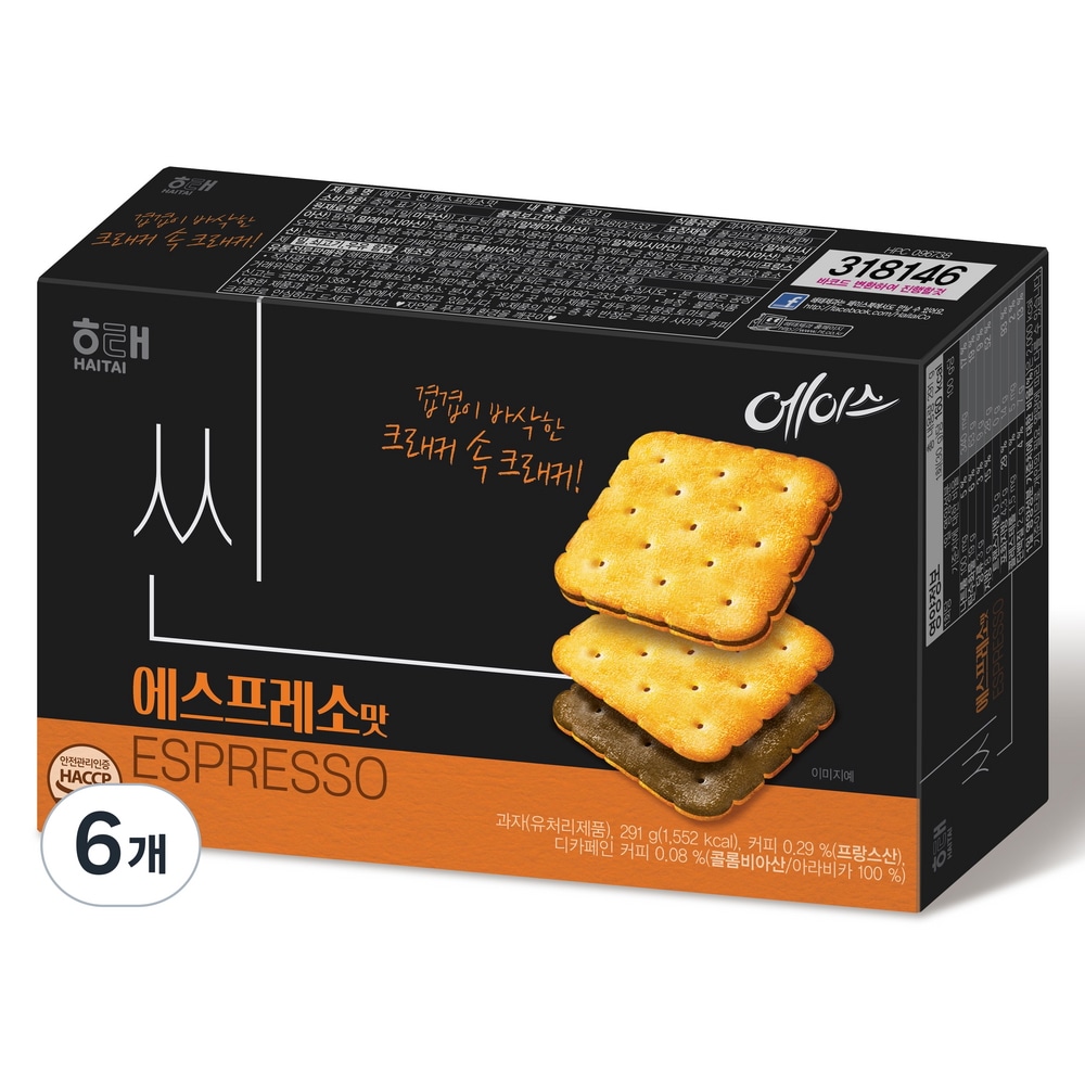 エースシーンクッキーエスプレッソ味291g6個