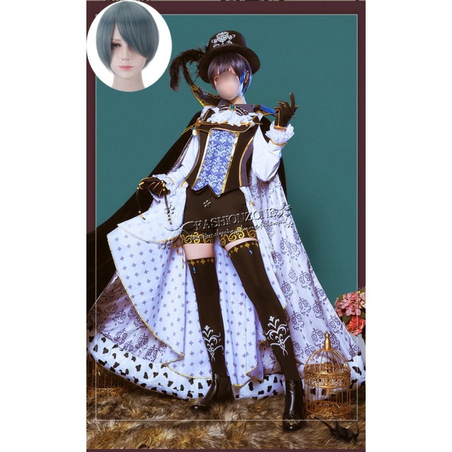 黒執事 風 シエルコスプレ 衣装 シエル太陽覚醒 夢100聯動 ファントムハイヴ 風 コスプレ衣装ウィッグ パーティー コスチューム 変装