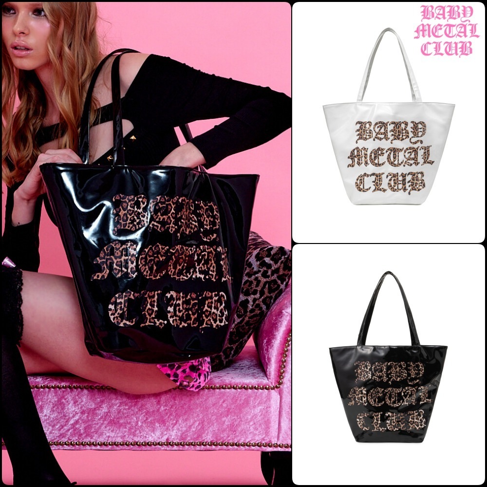 【babymetalclub】24SS Leopard logo enamel bag (2col)