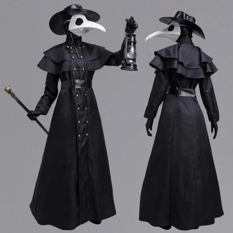 【急速出荷!】ハロウィン 大人 中世 スチームパンク スタイル ヨーロッパとアメリカのペストドクター コスム カラスとくちばしのコスム