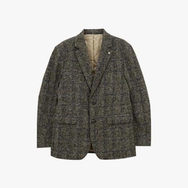 セーブゾーン05 男性 ウール混紡 クラシック レトロ チェック ジャケット ABJK4106 (S45523872)