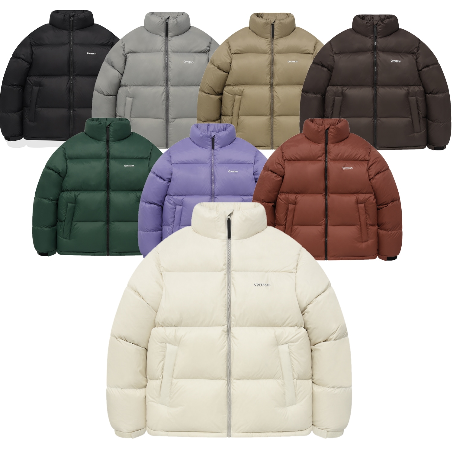23S/S RDS CIVIC DOWN JACKET SHORT PUFFER 8色/韓国デザイナー/韓国ファッション/韓国スタイル/人気ダウンジャケット