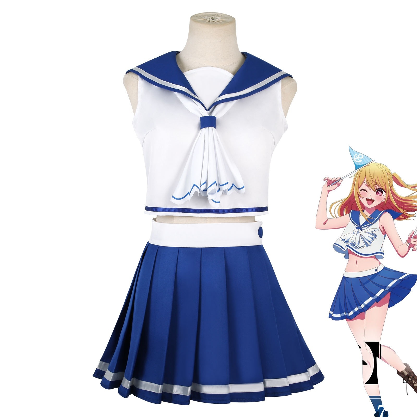 コスプレ 仮装星野爱cos服アニメ子供コスプレ星野瑠美夏セーラー服 イベント用品