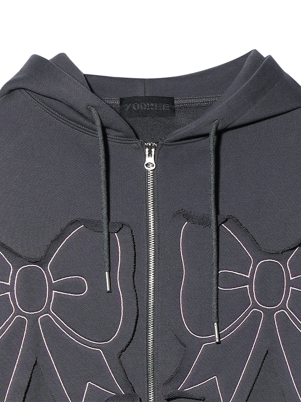 Qoo10 YOUHEE RIBBON HOOD プリント 長袖
