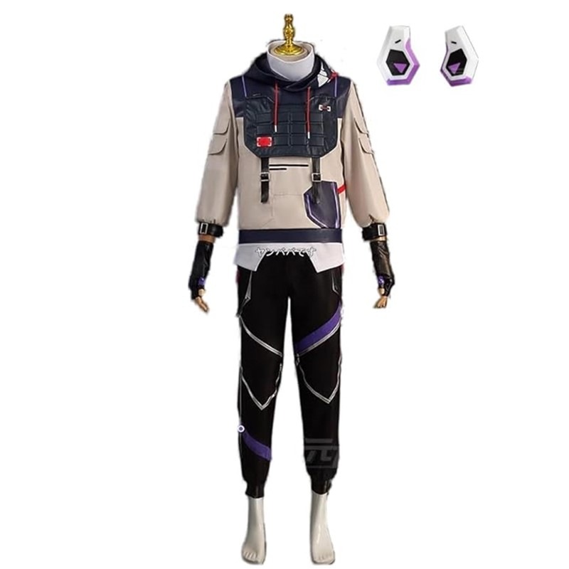 ヴァロラント アイソ コスプレ衣装+耳飾り(ウィッグ 靴別売り)