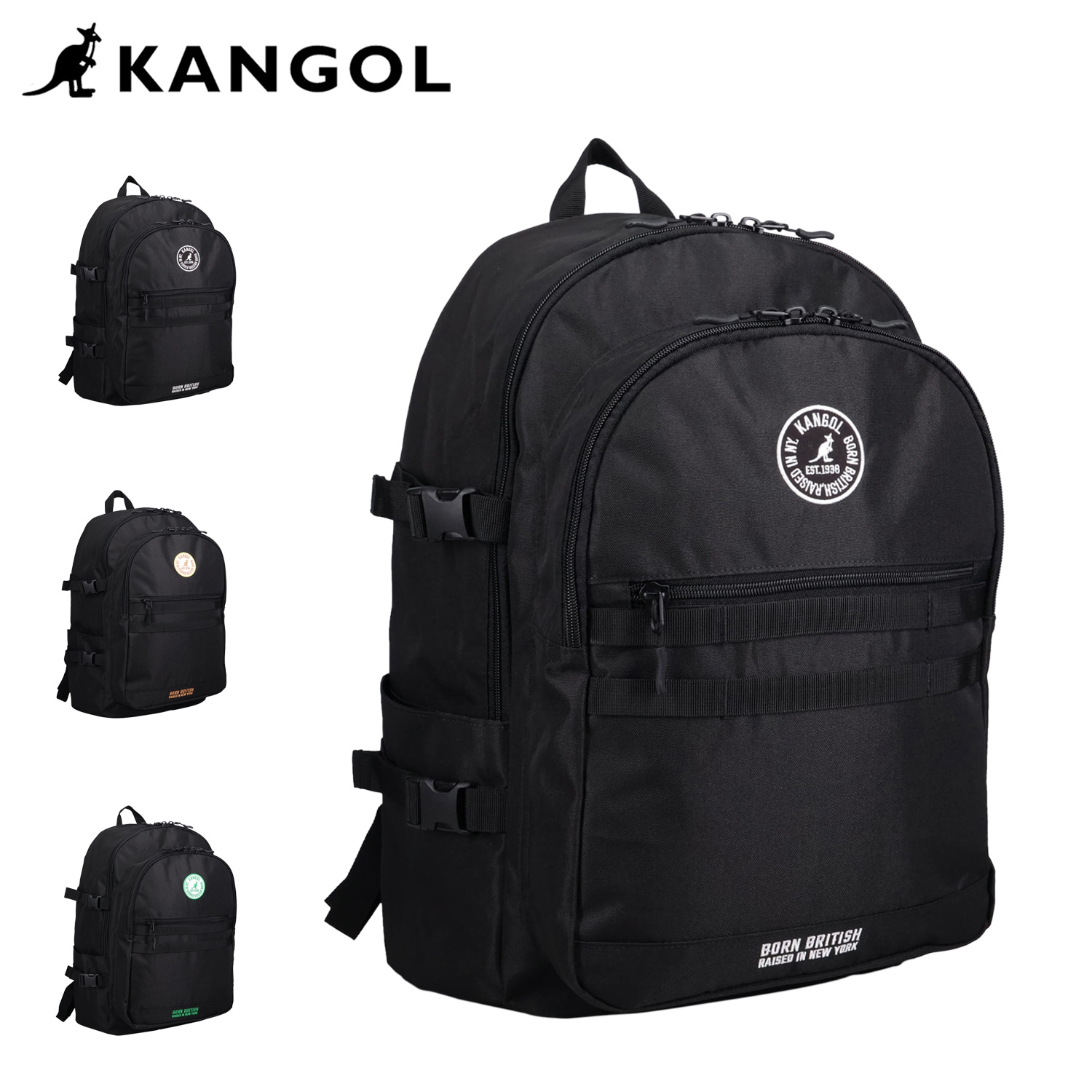 リュック バッグ バックパック メンズ レディース 35L 大容量 軽量 B4 CLEAR ブラック ブラウン グリーン 黒 250-1710