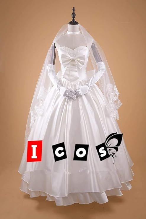 Fate/stay night セイバー Saber ウェディングドレス コスプレ衣装