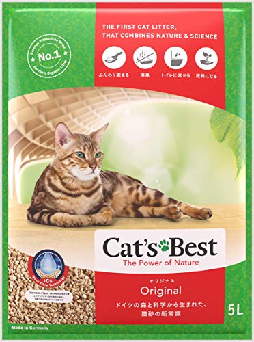 Cats Best キャッツベスト オリジナル 5L × 8袋 猫砂 5L×8袋 (ケース販売)