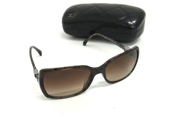 サングラス - 5218-A ブラウングラデーション プラスチック ユニセックス ココマーク【本物保証】